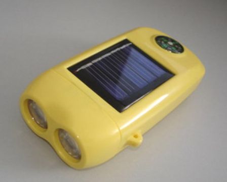 Mini Solar Keychain Torch/Flash Light 